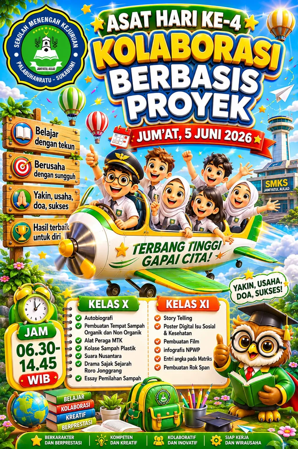 📢 ASAT Hari Ke-4: Terbang Tinggi Gapai Cita Melalui Karya Nyata!